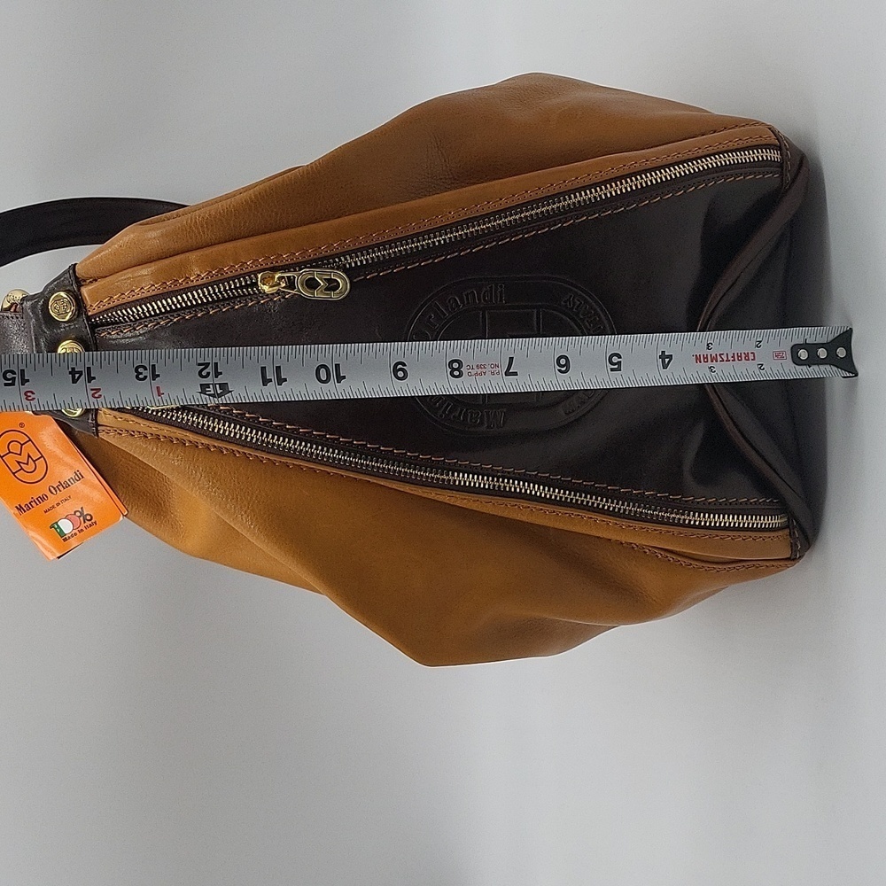 646- Marino Orlandi Women's Bag Genuine Leather Made In Italy NWT - Picture 5 of 16